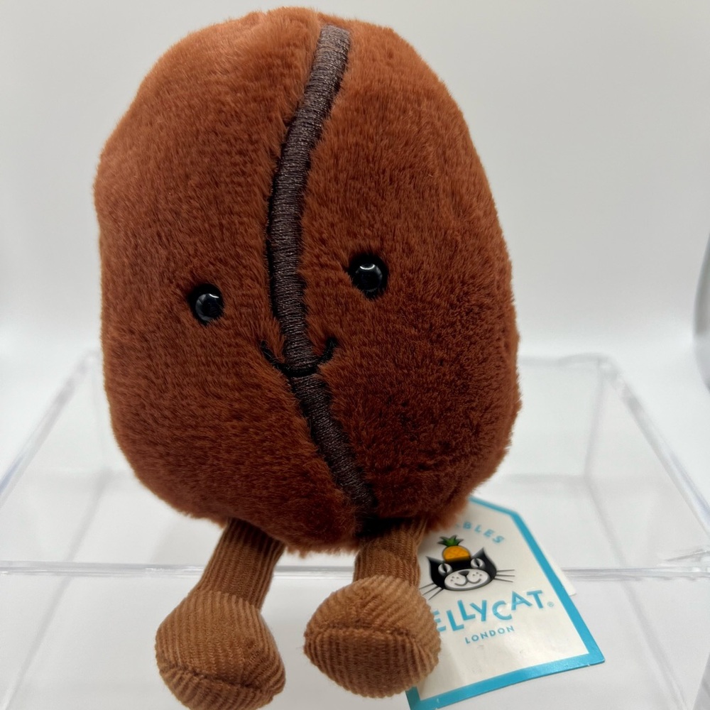 Jellycat Amuseables Coffee Bean BNWT